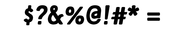 Tellural Bold Italic Font OTHER CHARS