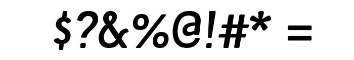 Tellural Italic Font OTHER CHARS