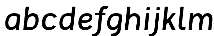 Tellural Italic Font LOWERCASE