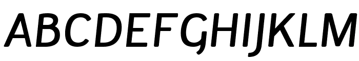 Tellural Regular Italic Font UPPERCASE