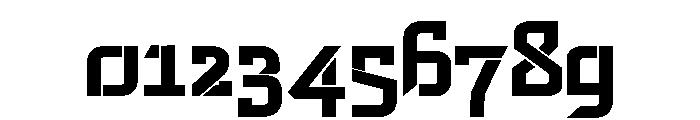 Temp Black Font OTHER CHARS