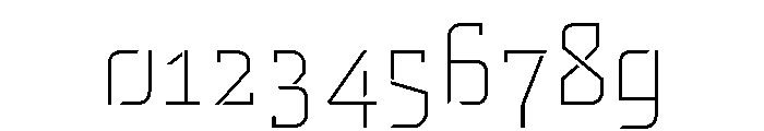 Temp Light Font OTHER CHARS