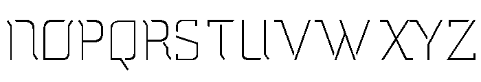 Temp Light Font UPPERCASE