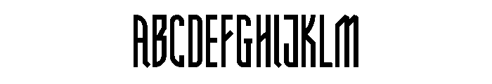 TempelGothic Font UPPERCASE