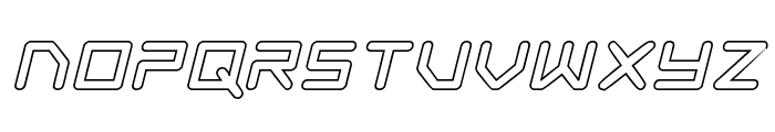 Tempest Apache Outline Italic Font UPPERCASE