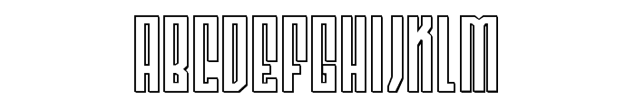 Templar Shield 3D Font LOWERCASE