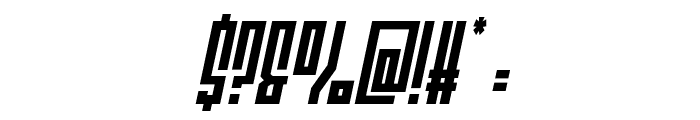 Templar Shield Compact Italic Font OTHER CHARS