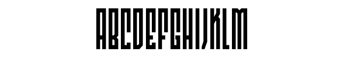 Templar Shield Condensed Font LOWERCASE