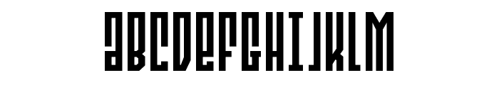 Templar Shield Spaced Font UPPERCASE
