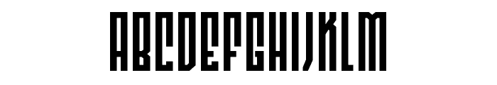 Templar Shield Spaced Font LOWERCASE