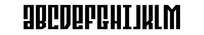 Templar Shield Wide Font UPPERCASE