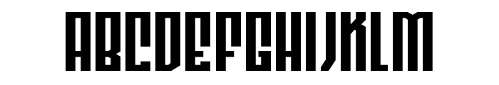 Templar Shield Wide Font LOWERCASE