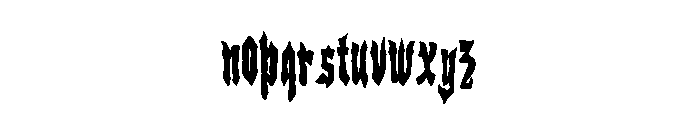 Templario Borracho Font LOWERCASE