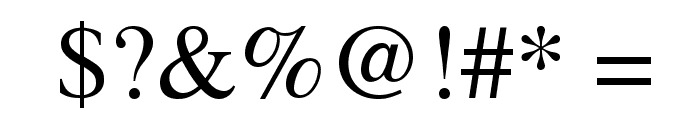 Tempora LGC Unicode Font OTHER CHARS