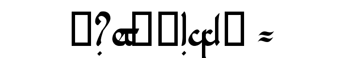 Tencele Latinwa Font OTHER CHARS