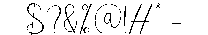 Tendency Font OTHER CHARS