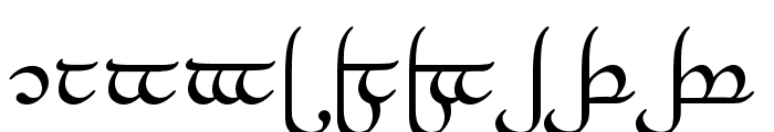 Tengwar-Elesil Normal Font OTHER CHARS