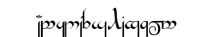 Tengwar Gandalf Medium Font UPPERCASE