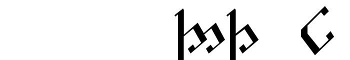 Tengwar Noldor 1 Font OTHER CHARS