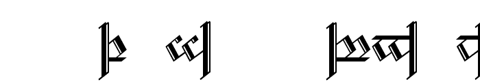 Tengwar Noldor 2 Font UPPERCASE
