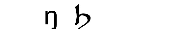 Tengwar Sindarin A Font OTHER CHARS