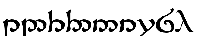 Tengwar Sindarin Font OTHER CHARS