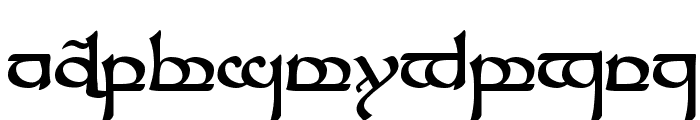 Tengwar Sindarin Font LOWERCASE