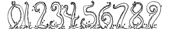 Tentacles Font OTHER CHARS