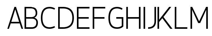 Tepeno Sans Light Regular Font UPPERCASE