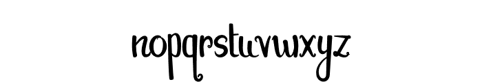 Tequila Sunset Font LOWERCASE