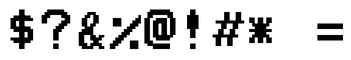 Terminal 16 Unicode Font OTHER CHARS