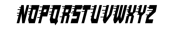 Terminal velocity Font UPPERCASE