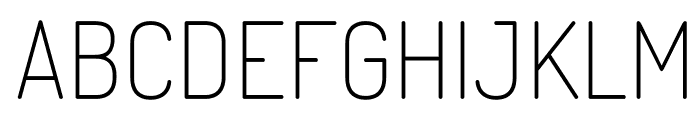 TerminalDosis-Light Font UPPERCASE