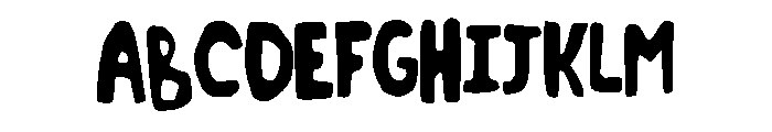 Terminant Font UPPERCASE