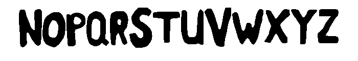 Terminant Font UPPERCASE