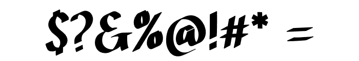 Terneuzen Font OTHER CHARS