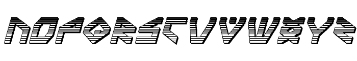 Terra Firma Chrome Italic Font UPPERCASE