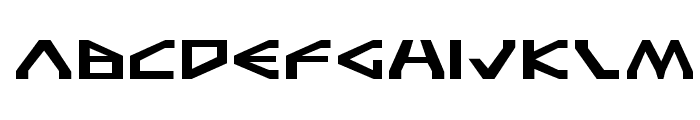 Terra Firma Expanded Font LOWERCASE