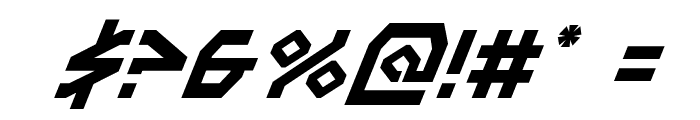 Terra Firma Super-Italic Font OTHER CHARS
