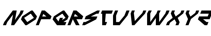 Terra Firma Super-Italic Font LOWERCASE