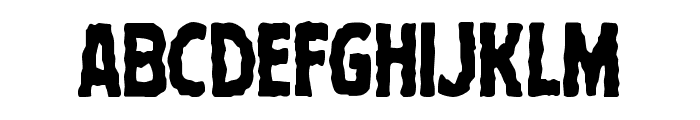 Terror Babble Condensed Font LOWERCASE