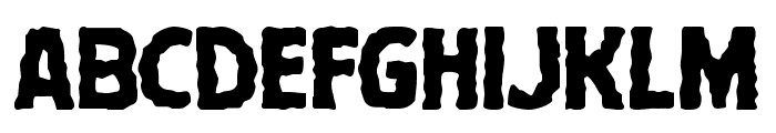 Terror Babble Staggered Font LOWERCASE