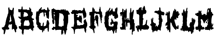 Terror Machine Font UPPERCASE