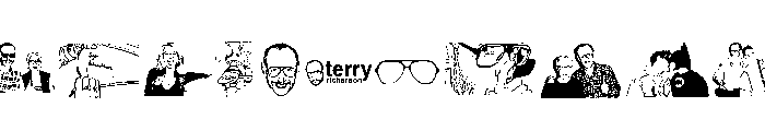 Terry Richarson World Font UPPERCASE