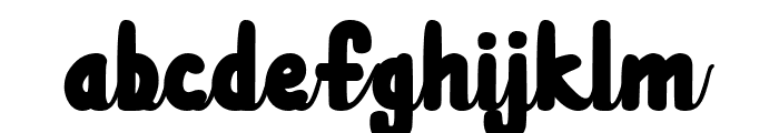 Tesalonica Script Font LOWERCASE