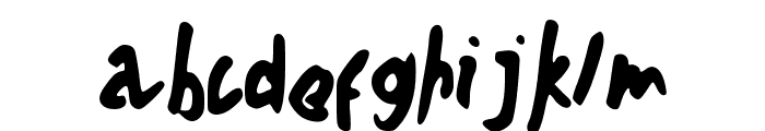 Teschkescratch Font LOWERCASE