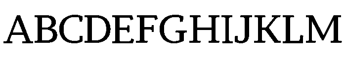 Tess-Demi Font UPPERCASE