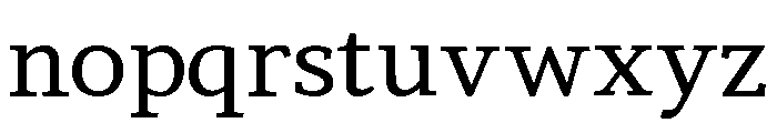 Tess-Demi Font LOWERCASE