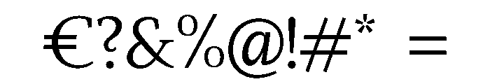 Tess Font OTHER CHARS