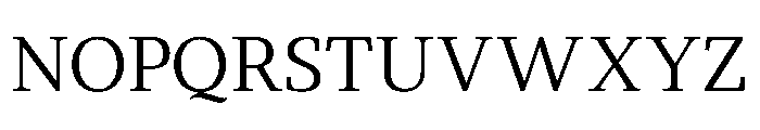Tess Font UPPERCASE